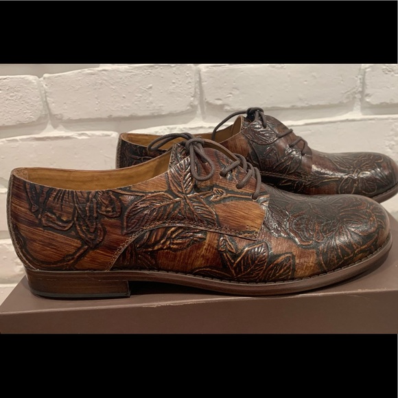 Patricia Nash Silvio Leather Round Toe Oxfords - Picture 7 of 8